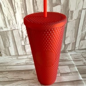 Starbucks Soft Touch Matte Red Studded Tumbler